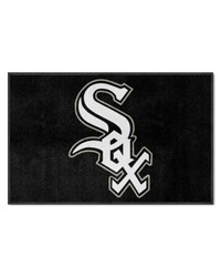 Chicago White Sox 4X6 HighTraffic Mat with Durable Rubber Backing  Landscape Orientation Black by   