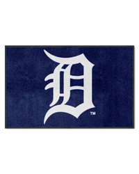 Detroit Tigers 4X6 HighTraffic Mat with Durable Rubber Backing  Landscape Orientation Navy by   