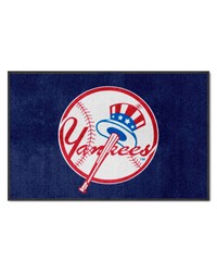 New York Yankees 4x6 Logo Mat Landscape by   