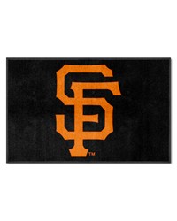 San Francisco Giants 4X6 HighTraffic Mat with Durable Rubber Backing  Landscape Orientation Black by   
