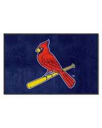 St. Louis Cardinals 4x6 Logo Mat Landscape by   