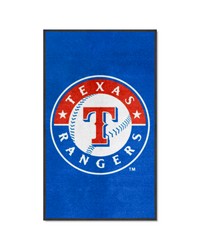 Texas Rangers 3X5 HighTraffic Mat with Durable Rubber Backing  Portrait Orientation Blue by   