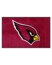 Arizona Cardinals 4x6 Logo Mat Landscape by   