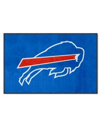 Buffalo Bills 4x6 Logo Mat Landscape by   