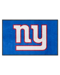 New York Giants 4X6 HighTraffic Mat with Durable Rubber Backing  Landscape Orientation Dark Blue by   