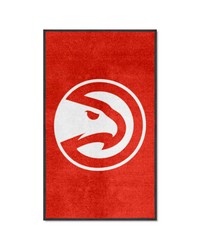 Atlanta Hawks 3x5 Logo Mat Portrait by   