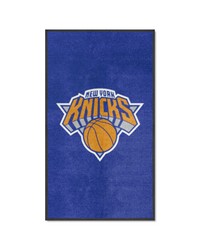 New York Knicks 3X5 HighTraffic Mat with Durable Rubber Backing  Portrait Orientation Blue by   