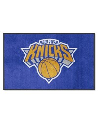 New York Knicks 4X6 HighTraffic Mat with Durable Rubber Backing  Landscape Orientation Blue by   