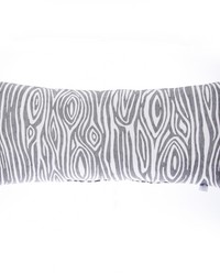 Lil Hoot Rectangular Bolster Pillow Grey Wood Print by   
