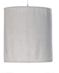 Blossom Hanging Drum Shade  Grey Sparkly Velvet 14Wx16 in T 60 Watt 15 Cord by   