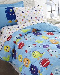 Olive Kids Monsters 7 pc Bed in a Bag Full Size by   