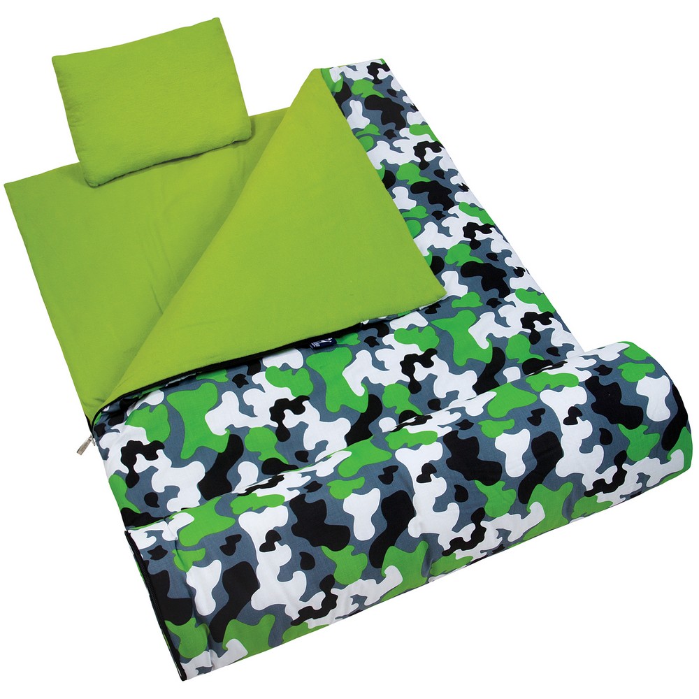 Green Camo Sleeping Bag Bedding