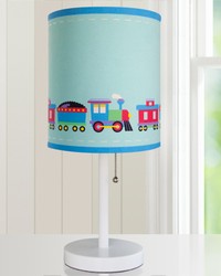 Olive Kids Trains, Planes, Trucks Cylinder Lamp by   