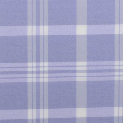 Duralee 6011 68 PERIWINKLE in SUTTON PLAIDS COLLECTION Purple Upholstery COTTON  Blend