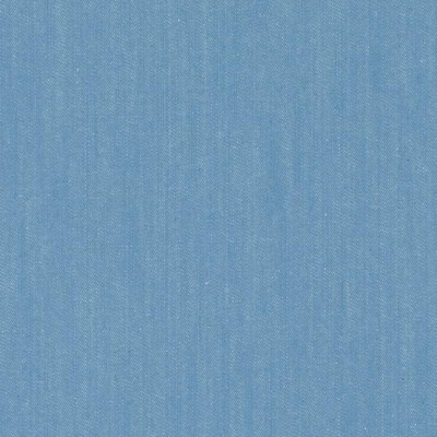 Duralee DW16171 157 CHAMBRAY in INDIGO-LAKE-SKY Blue Upholstery COTTON  Blend