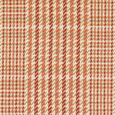 Duralee 32796 3 Melon in 3000 Cotton Houndstooth   Fabric