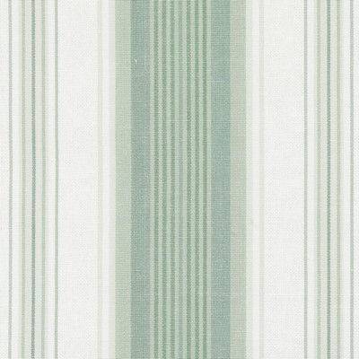 Duralee 32847 619 Seaglass in 3001 Cotton Wide Striped   Fabric