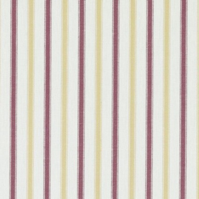 Duralee 32848 69 Gold/red in 3001 Red Cotton Striped Textures Striped   Fabric