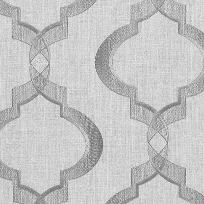 Duralee DA61363 316 STORM in GRANDEUR EMBROIDERIES Grey Upholstery POLYESTER  Blend
