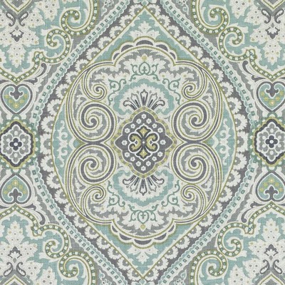 Duralee DP61345 260 AQUAMARINE in COUNTRY MANOR PRINT COLLECTION Blue Multipurpose LINEN  Blend
