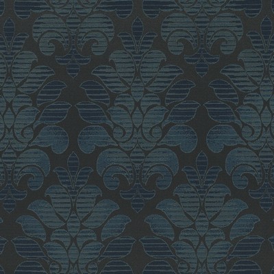 Duralee DN16335 193 INDIGO in CITRINE-MALACHITE-LAPIS Blue Upholstery POLYESTER  Blend