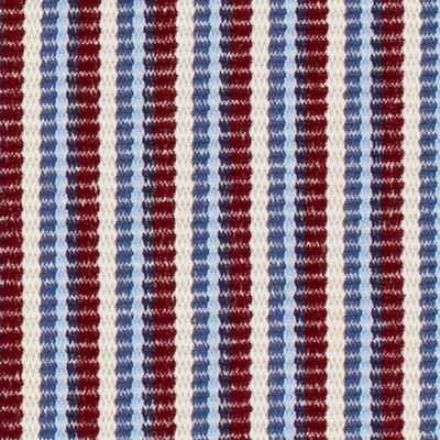 Duralee DU16366 73 RED BLUE in T.FENWICK POPPY RED-NATURAL Red Upholstery COTTON  Blend