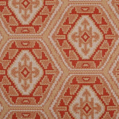 Duralee 71066 192 Flame in 5018 POLYESTER Navajo Print   Fabric
