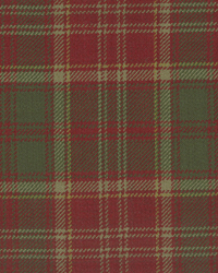 Roth and Tompkins Textiles Red Grant Plaid Fabric