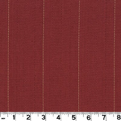 Roth and Tompkins Textiles Copley Stripe Cardinal Red COTTON Small Striped Striped 