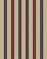 Cricket Stripe Red by  Ralph Lauren 