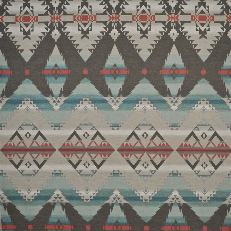 Ralph Lauren CROW WARRIOR BLANKET TURQUOISE Fabric