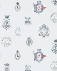 Rowthorne Crest Captain by  Ralph Lauren Wallpaper 