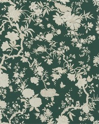 Tea House Floral Green by   
