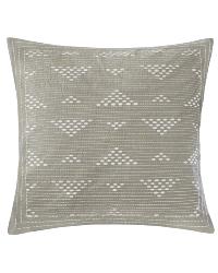 Cario Embroidered Square Pillow by   