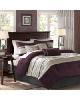 Olliix Madison Park Palmer Comforter Set Plum