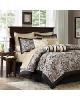 Olliix Madison Park Aubrey Comforter Set Black