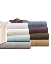 300TC Liquid Cotton Sheet Set Queen Ivory by   