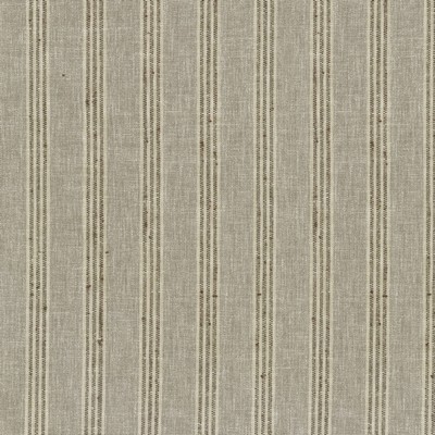 P K Lifestyles Montaro Stripe Linen in Cozy Life V Beige  Blend Striped   Fabric