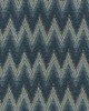P K Lifestyles Chevron Chenille Indigo