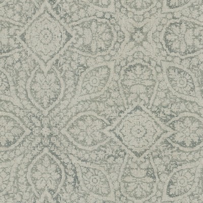 P K Lifestyles Damask Foliage Stone in Cozy Life V Grey Modern Contemporary Damask  Floral Medallion   Fabric