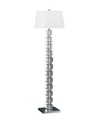 Cubist Crystal Floor Lamp by   