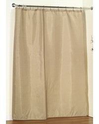 Standard-Sized Polyester Fabric Shower Curtain Liner in Linen by   