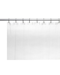 Shower Stall-Sized 5 Gauge Vinyl Shower Curtain Liner in Super Clear by   