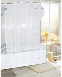 EZ-ON PEVA Shower Curtain in Super Clear by   