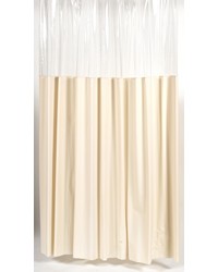 Window Vinyl Shower Curtain in Ivory by   
