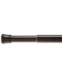 Shower Stall-Sized Steel Shower Curtain Tension Rod in Oil Rubbed Bronze by   