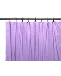 Hotel Collection 8 Gauge Vinyl Shower Curtain Liner w Weighted Magnets and Metal Grommets in Lilac by   