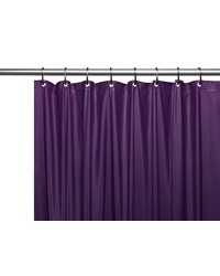 Hotel Collection 8 Gauge Vinyl Shower Curtain Liner w Metal Grommets in Purple by   