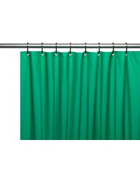 Hotel Collection 8 Gauge Vinyl Shower Curtain Liner w Metal Grommets in Emerald by   