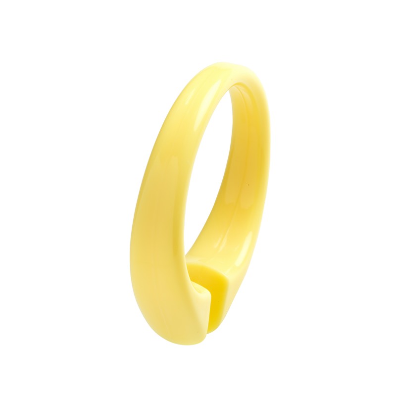 Snap Plastic Shower Curtain Hooks in Yellow Accessories